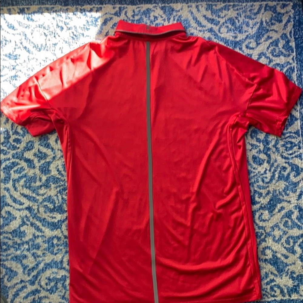 Tiger Woods Collection Nike Dry Fit Red Polo
